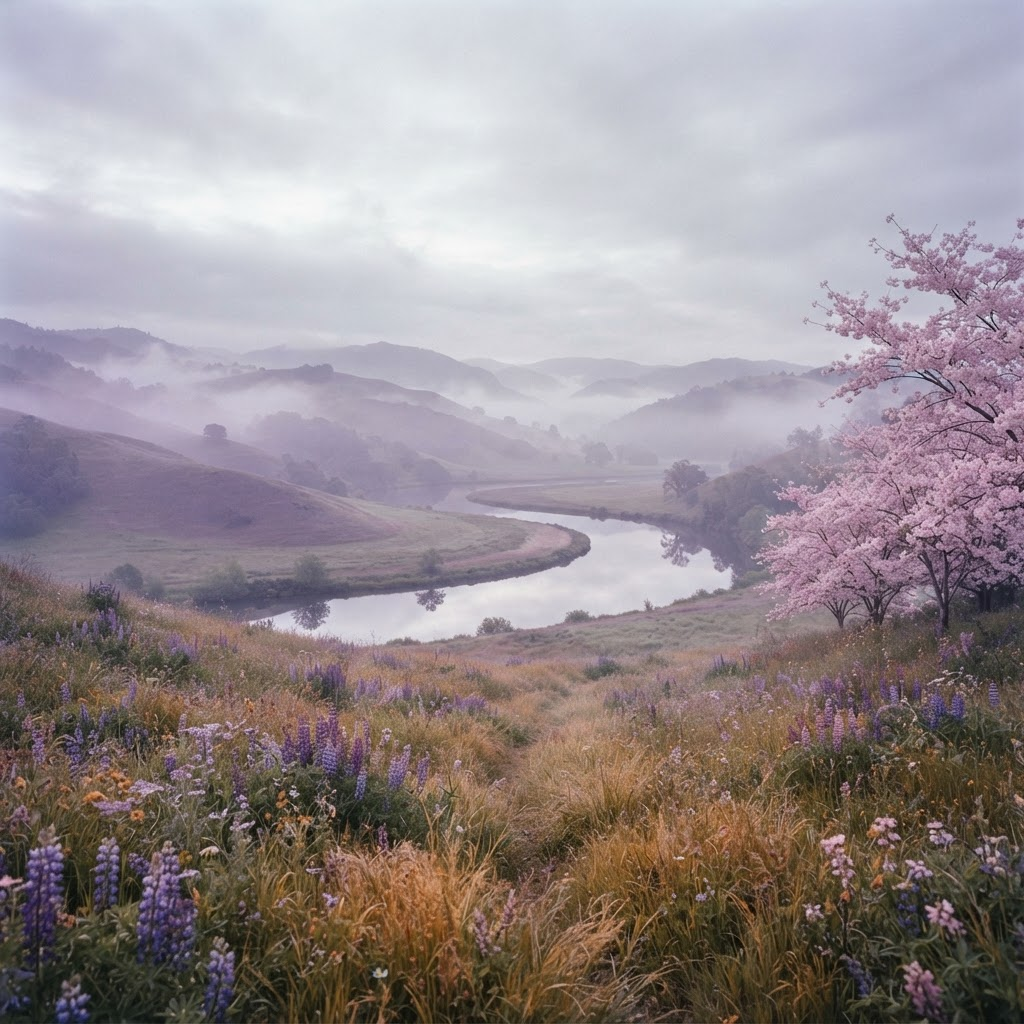 Paisaje sereno — fondo de la sección hero