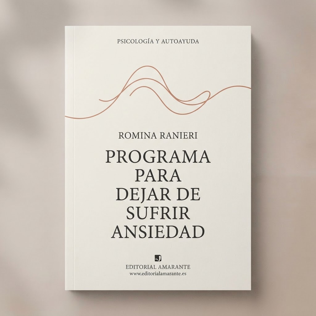 Portada del libro "Programa para dejar de sufrir ansiedad" de Romina Ranieri Catena